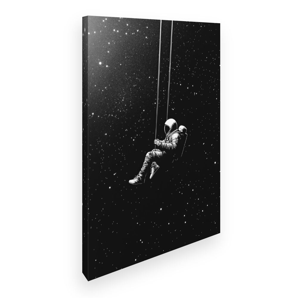 Tableau imprimé pour enfants 'Cosmos suspendu'
