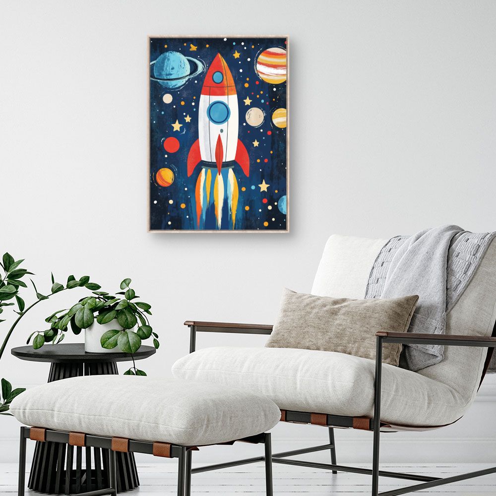 Tableau 'Fusée étoilée'