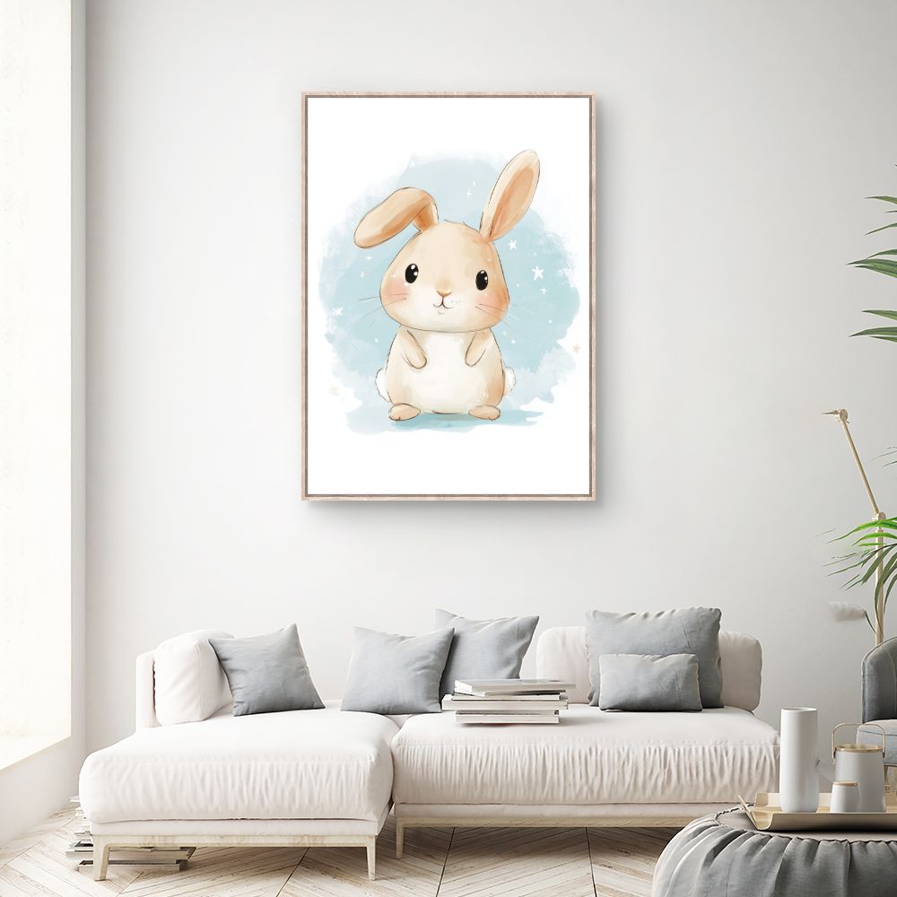Tableau 'Lapin adorable'