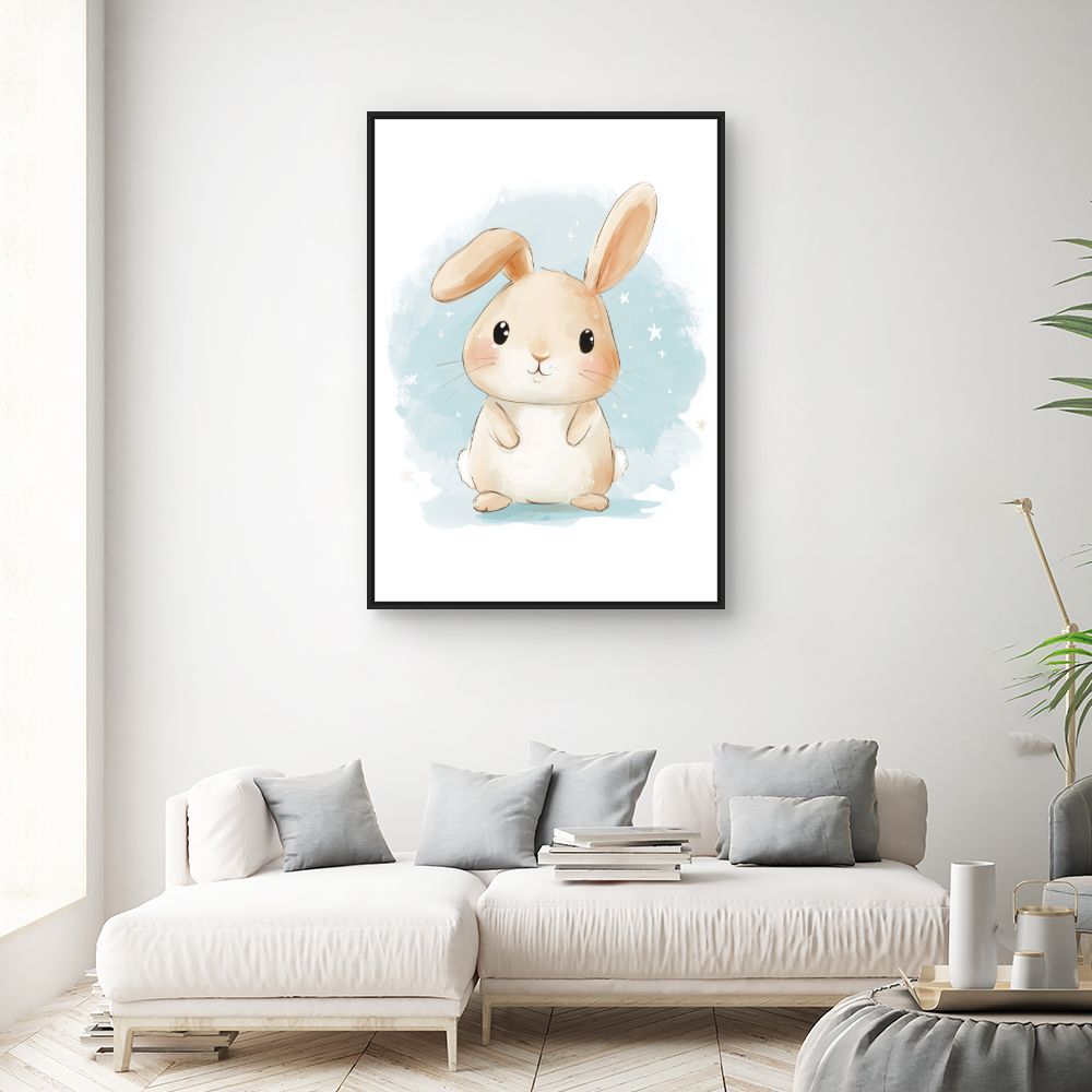 Tableau 'Lapin adorable'