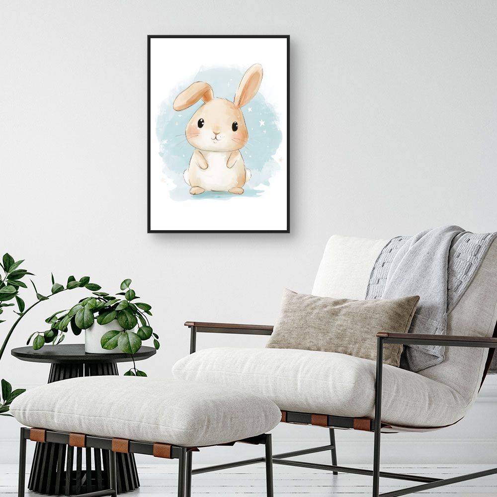 Tableau 'Lapin adorable'