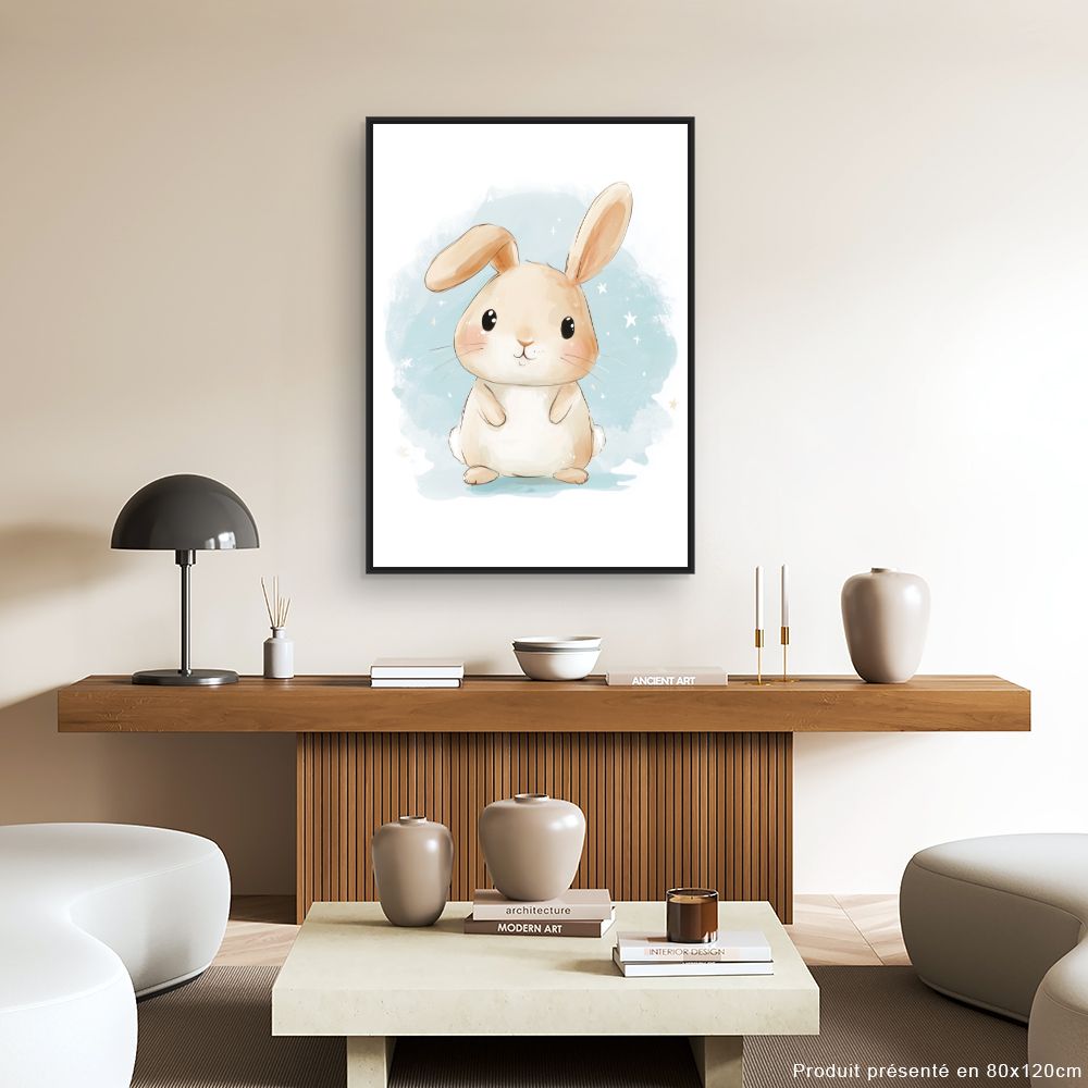 Tableau 'Lapin adorable'