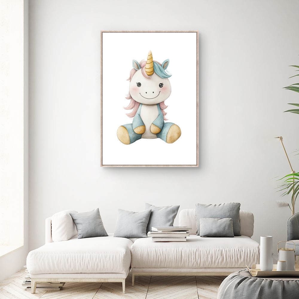 Tableau 'Licorne adorable'