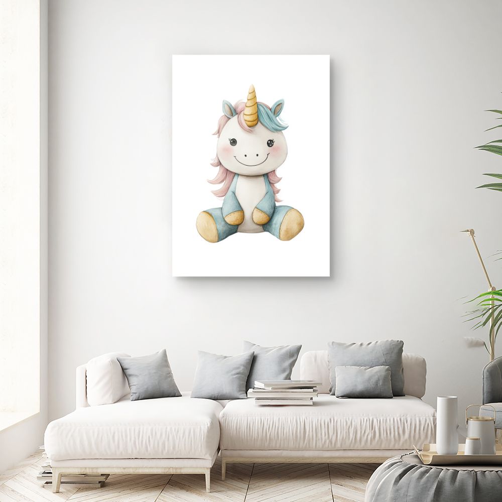 Tableau 'Licorne adorable'