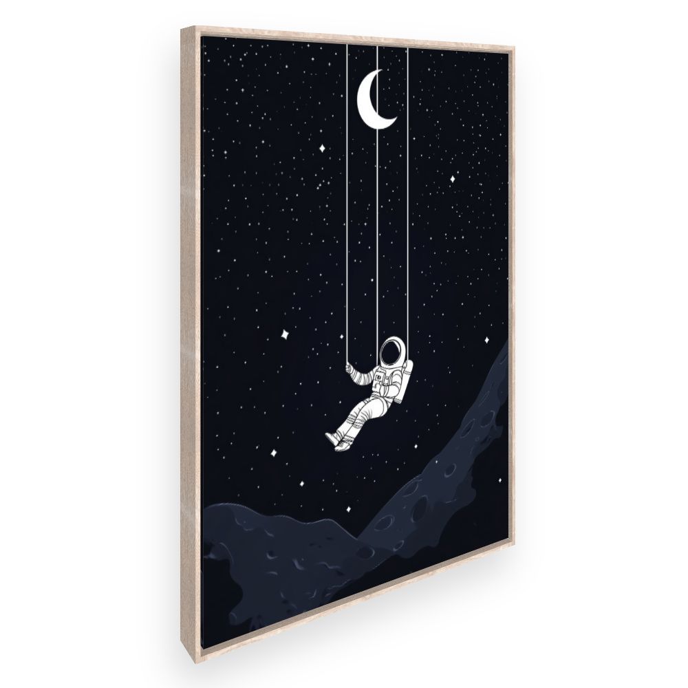 Tableau imprimé pour enfants 'Cosmos poétique'