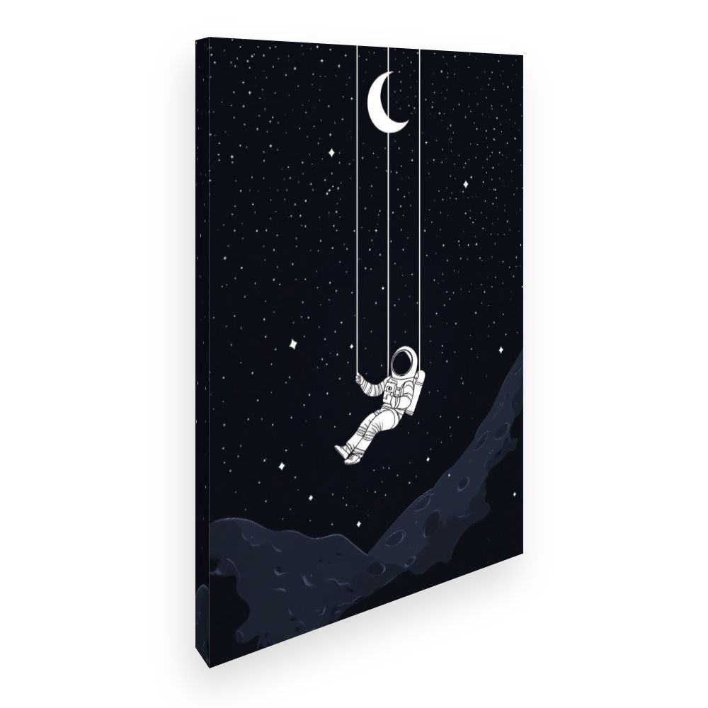 Tableau imprimé pour enfants 'Cosmos poétique'