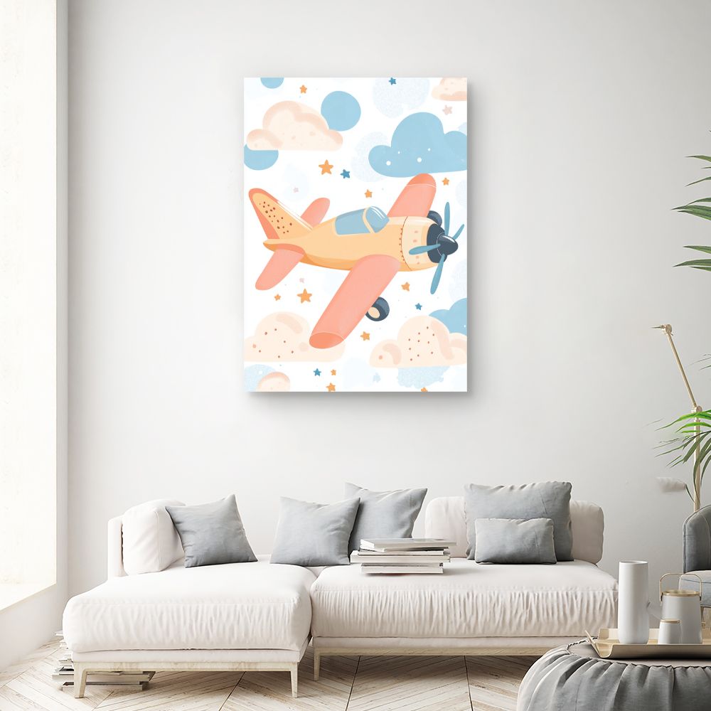 Tableau 'Avion rêveur'