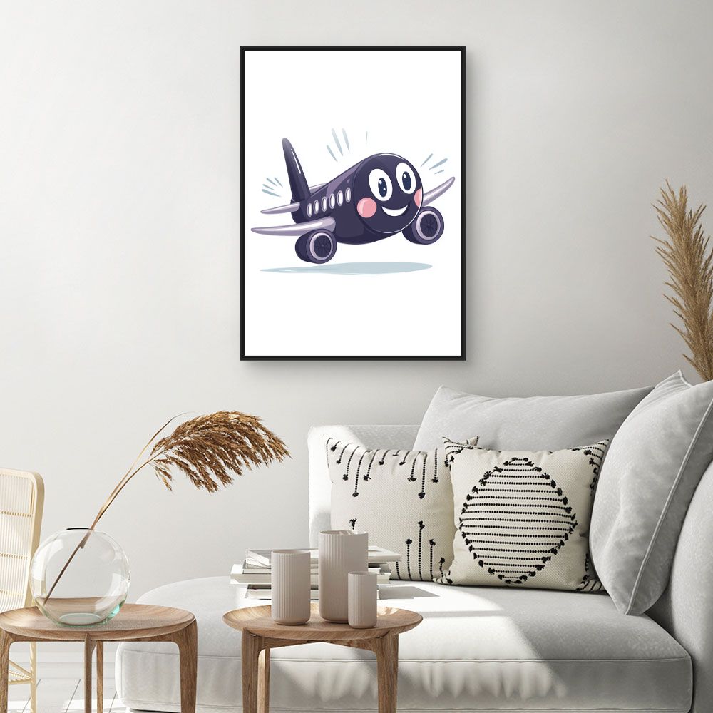 Tableau 'Avion souriant'