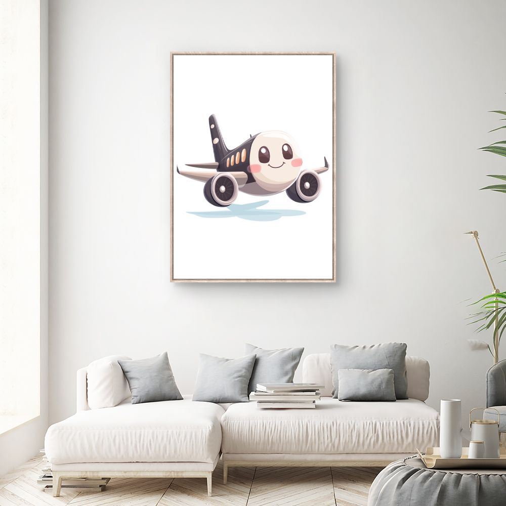 Tableau 'Avion adorable'