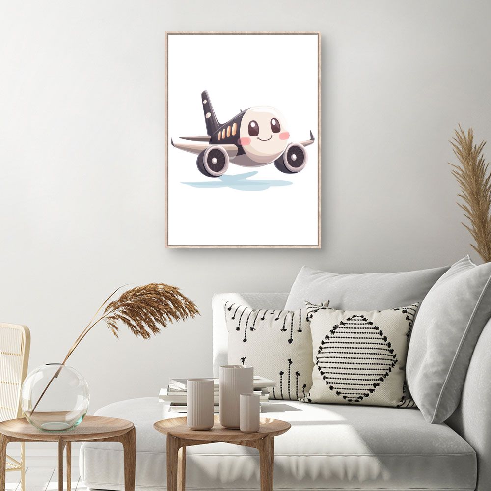 Tableau 'Avion adorable'