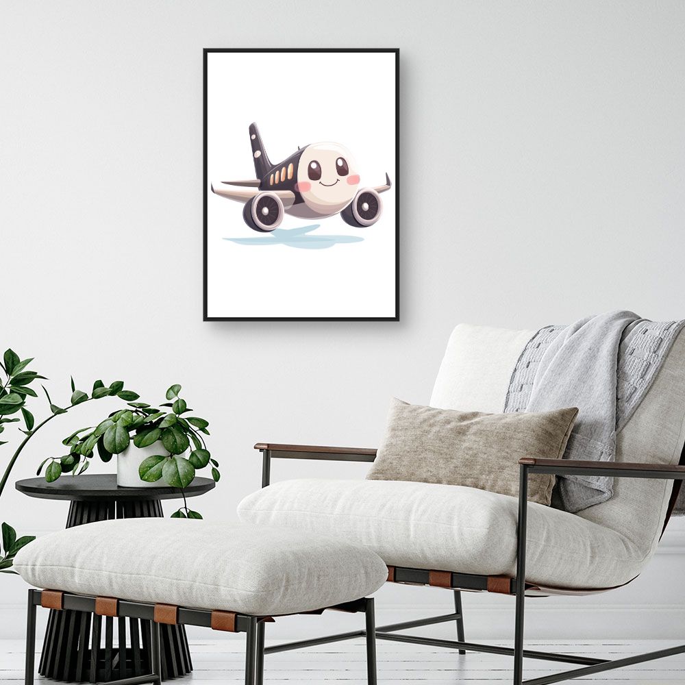 Tableau 'Avion adorable'