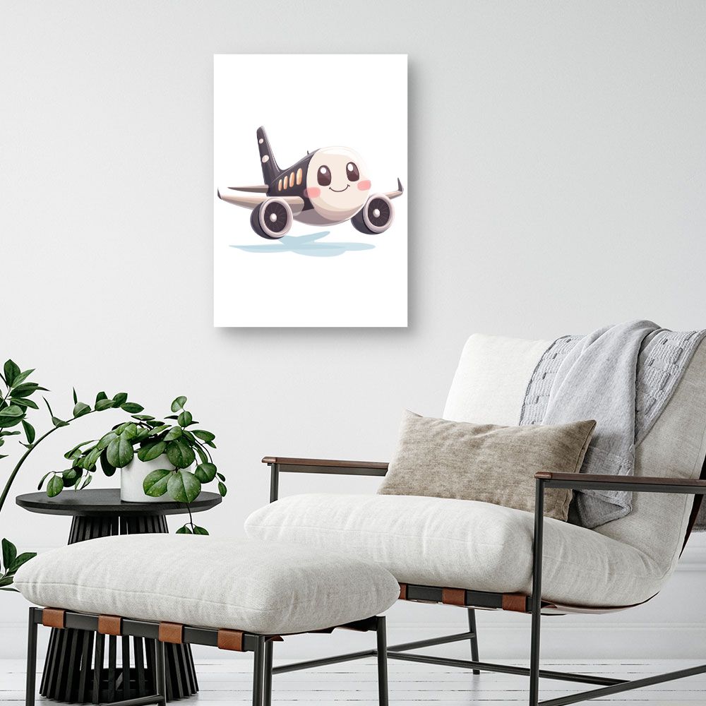Tableau 'Avion adorable'