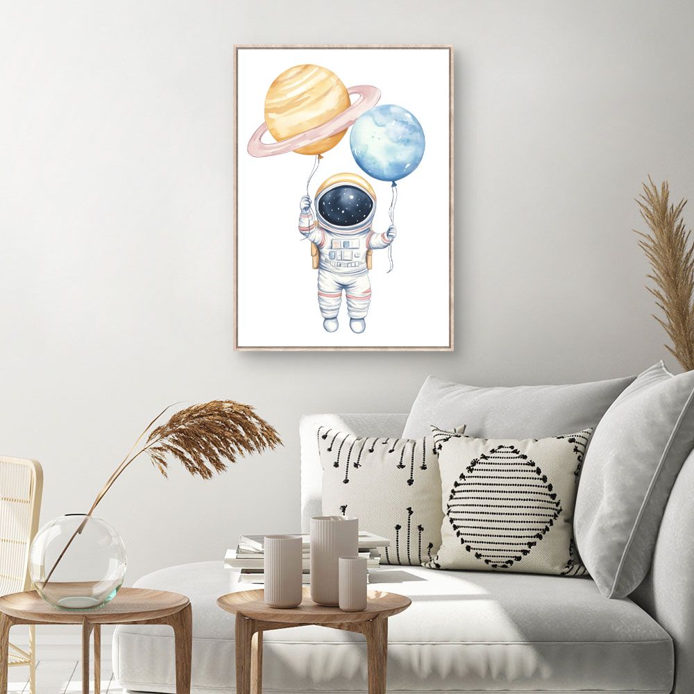 Tableau 'Astronaute rêveur'