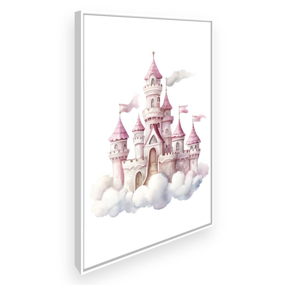 Tableau imprimé pour enfants 'Château de rêve'