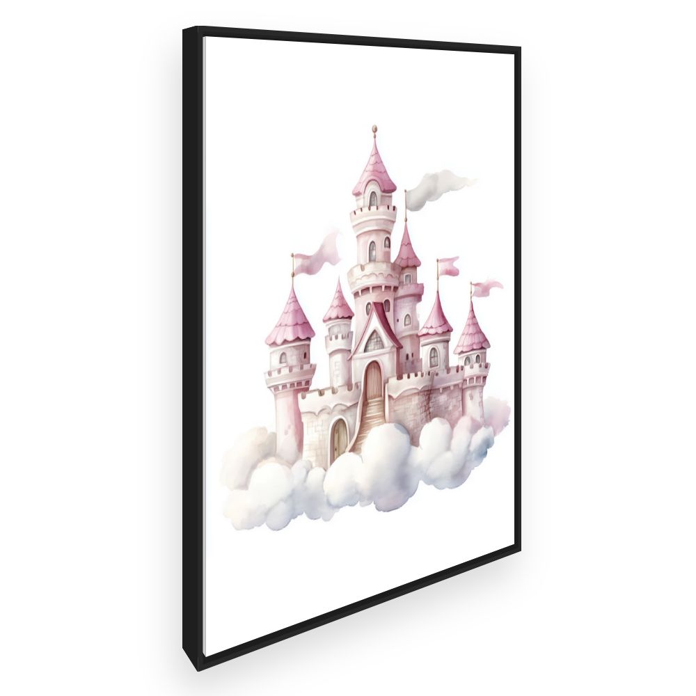 Tableau imprimé pour enfants 'Château de rêve'