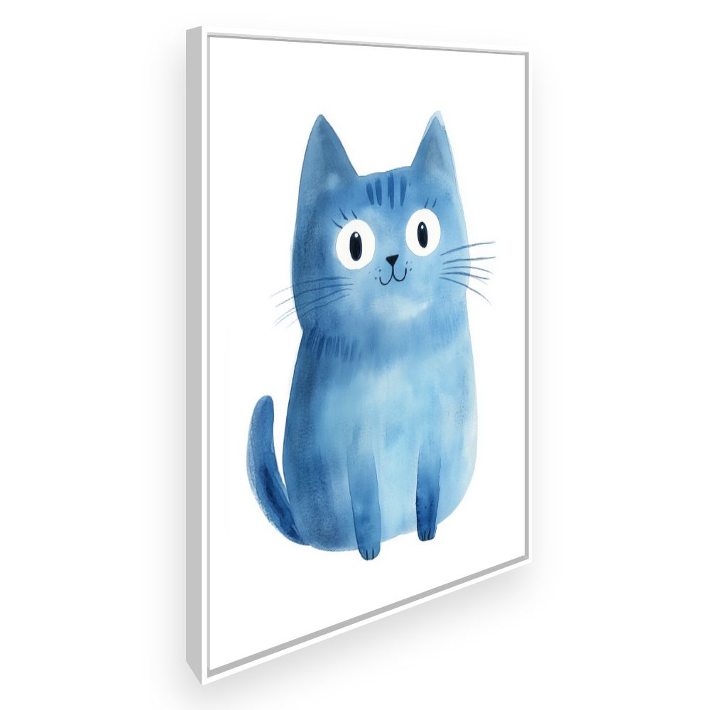 Tableau imprimé pour enfants 'Chaton joyeux'