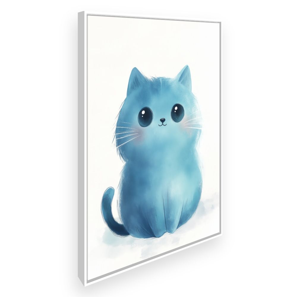 Tableau imprimé pour enfants 'Chat mignon'