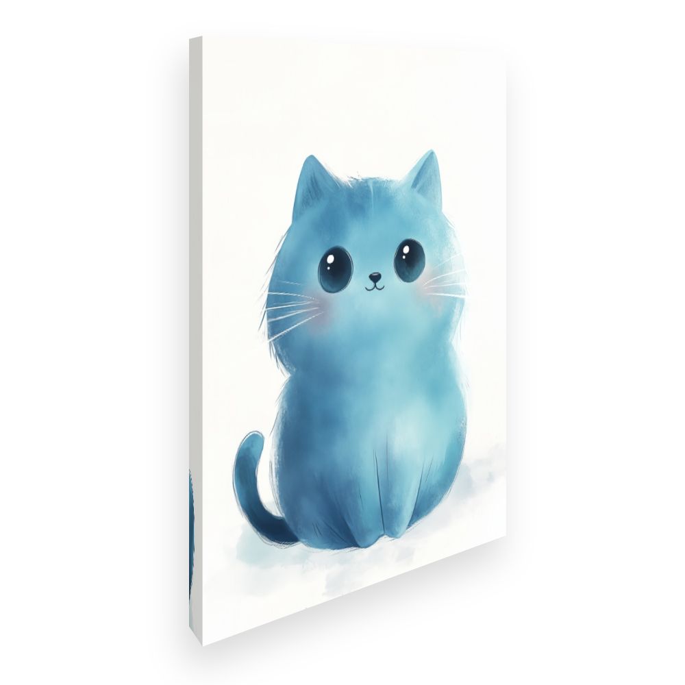 Tableau imprimé pour enfants 'Chat mignon'