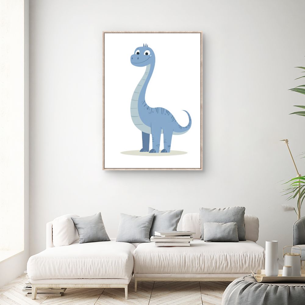 Tableau 'Dinosaure joyeux'