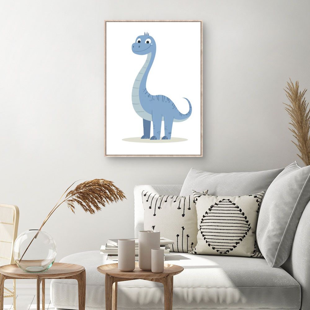 Tableau 'Dinosaure joyeux'