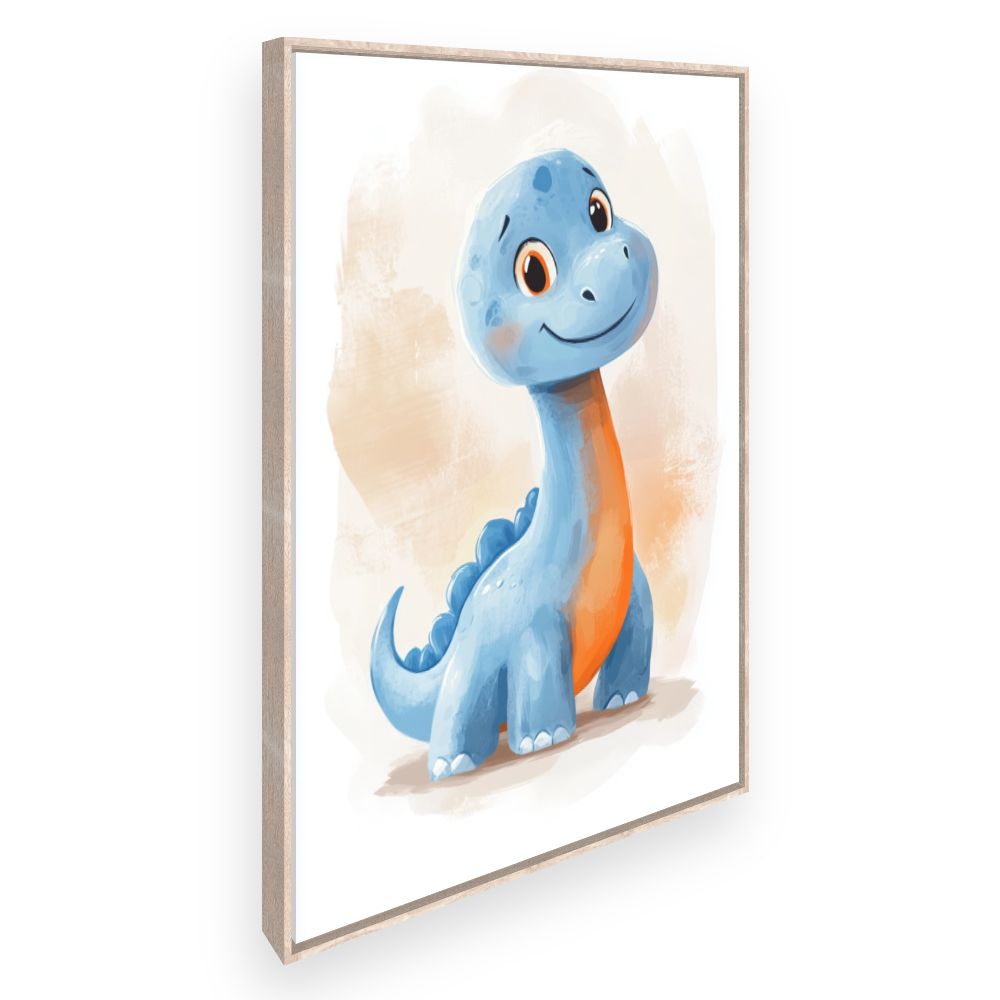 Tableau imprimé pour enfants 'Dino adorable'