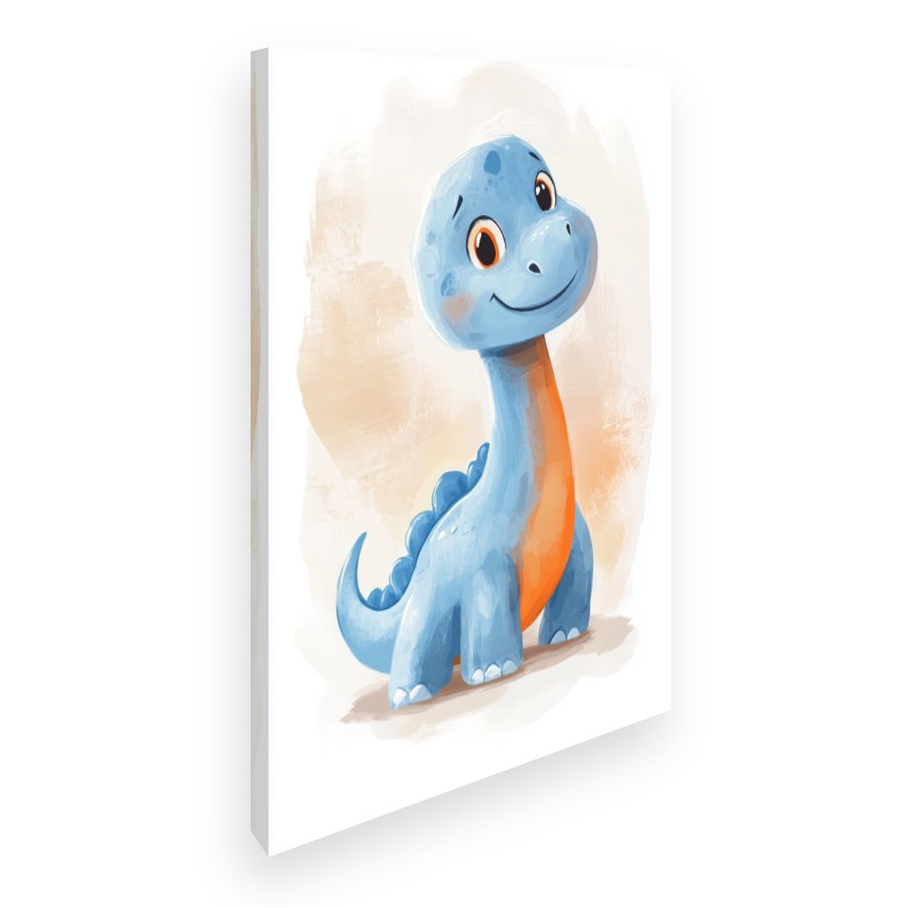 Tableau imprimé pour enfants 'Dino adorable'