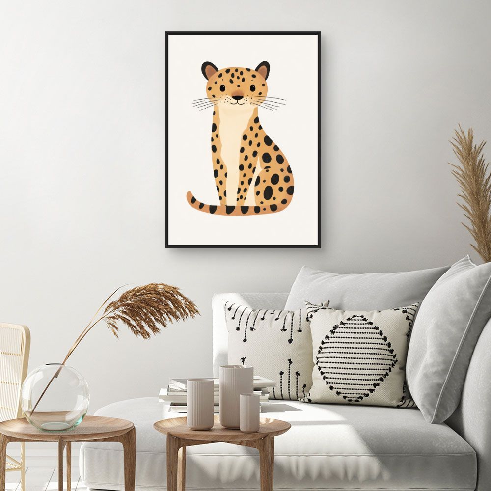 Tableau 'Léopard adorable'