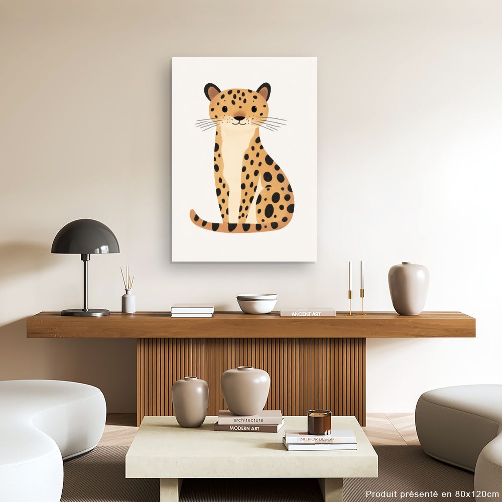 Tableau 'Léopard adorable'