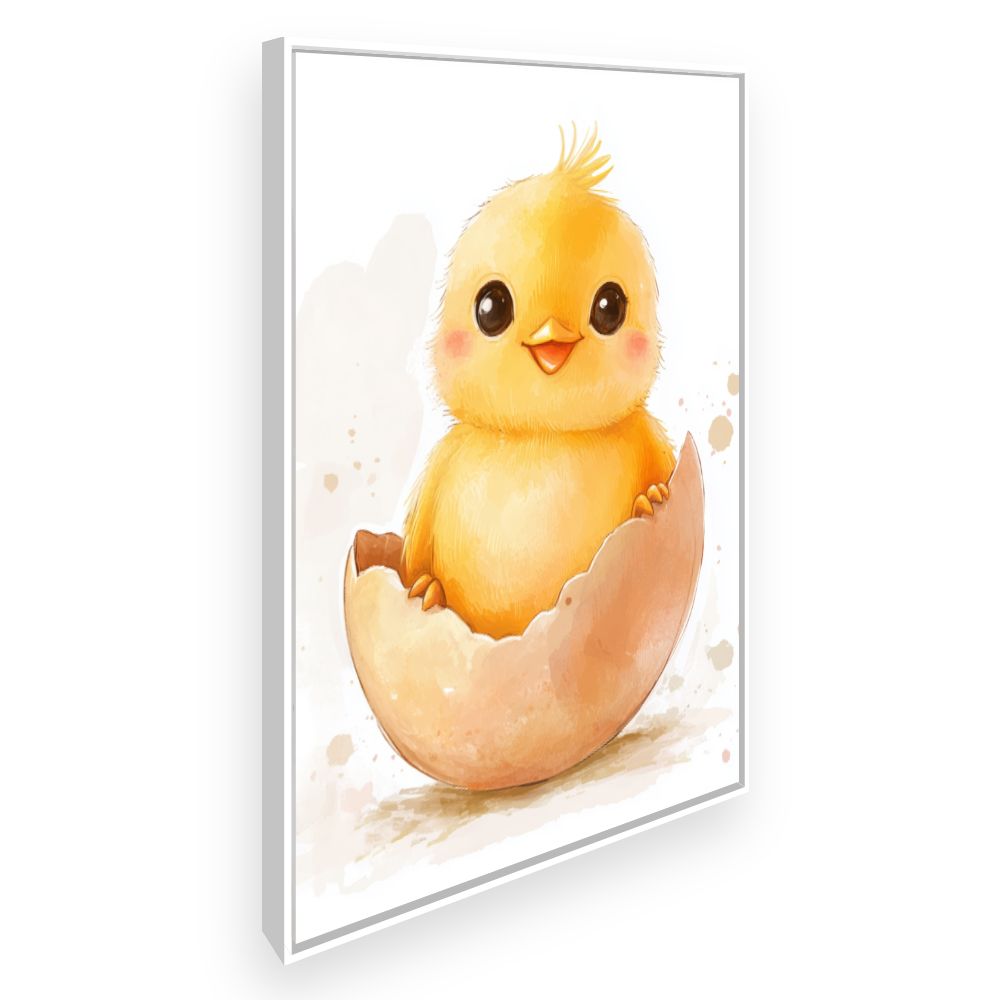 Tableau imprimé pour enfants 'Poussin adorable'