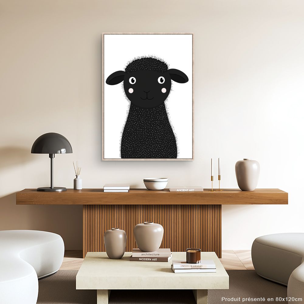 Tableau 'Mouton mignon'