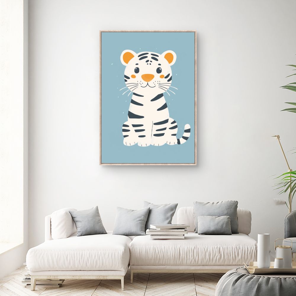 Tableau 'Tigre mignon'