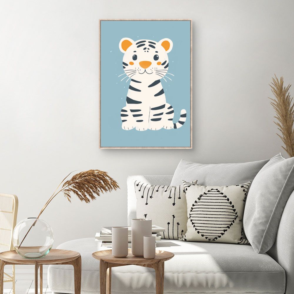 Tableau 'Tigre mignon'