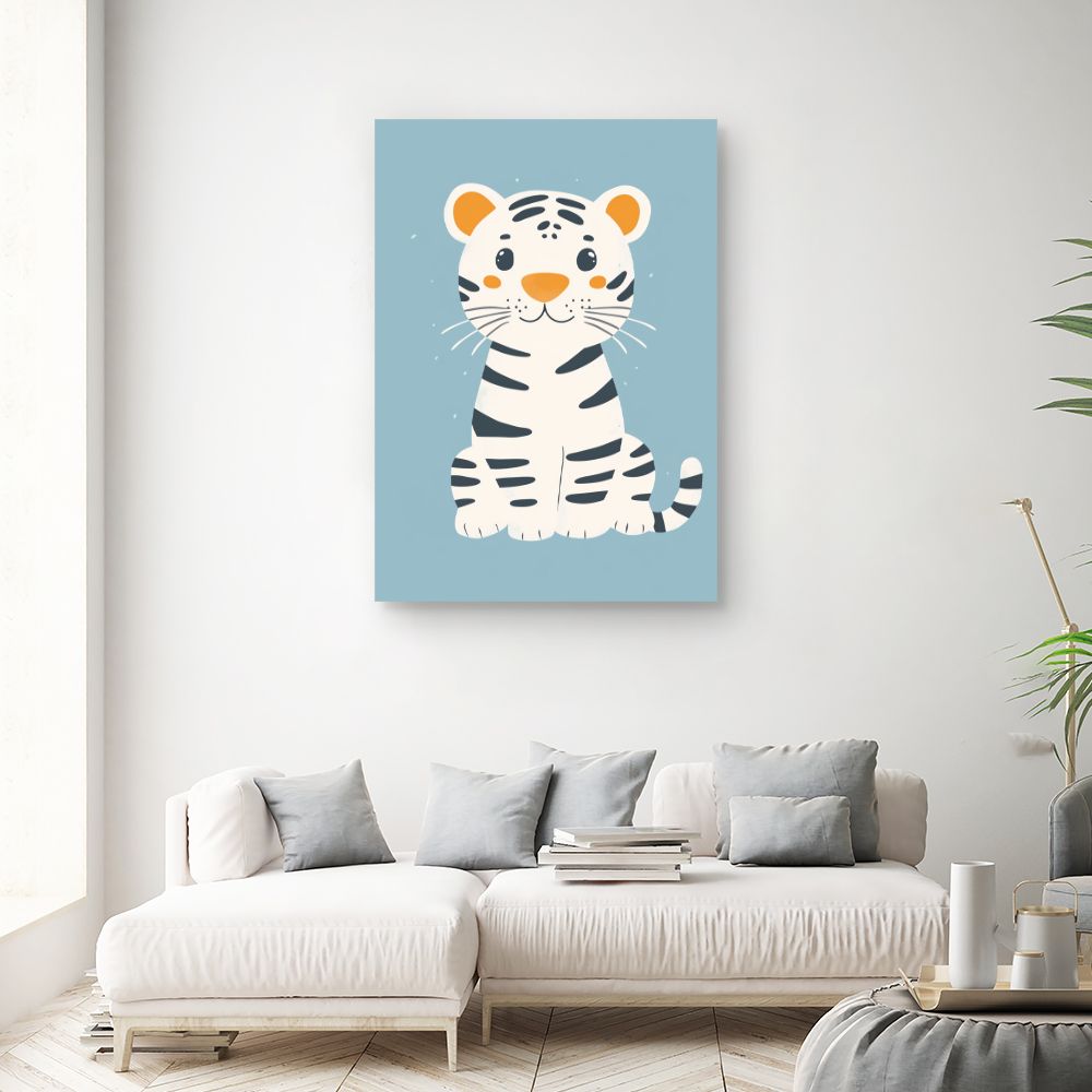 Tableau 'Tigre mignon'