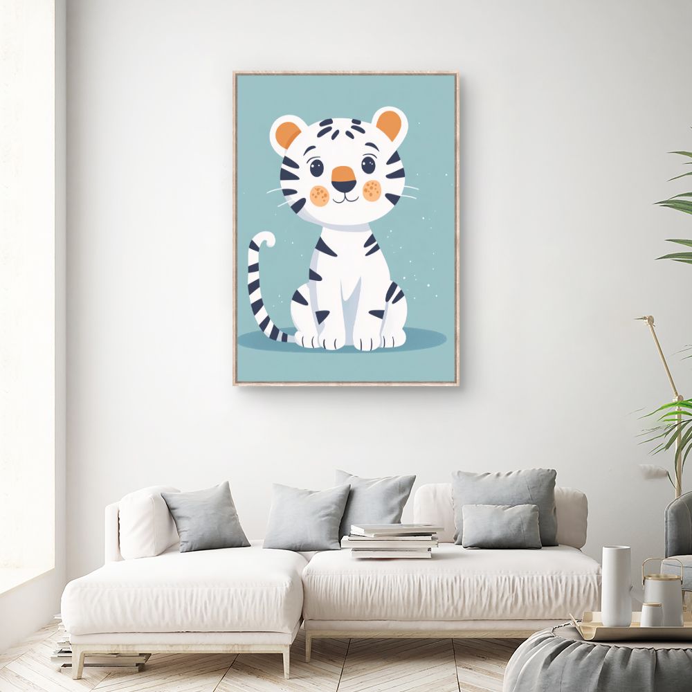 Tableau 'Tigre mignon'