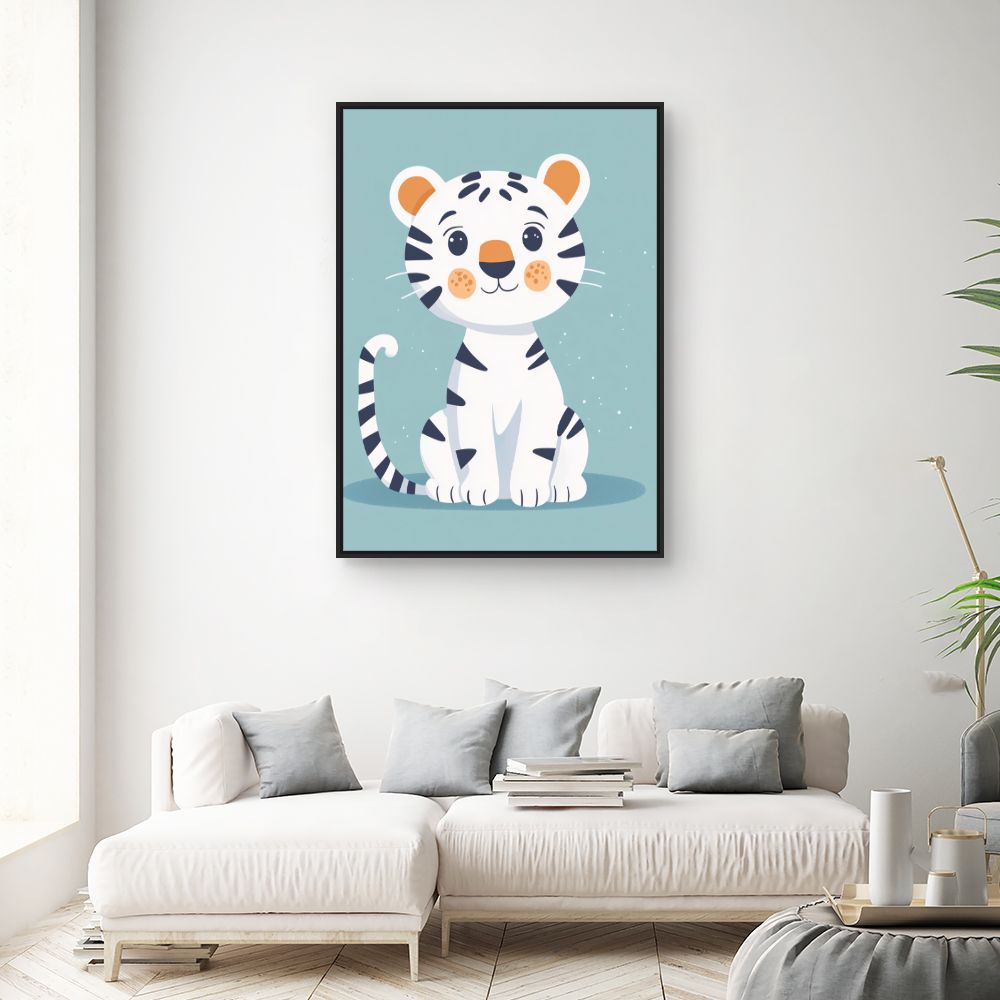 Tableau 'Tigre mignon'