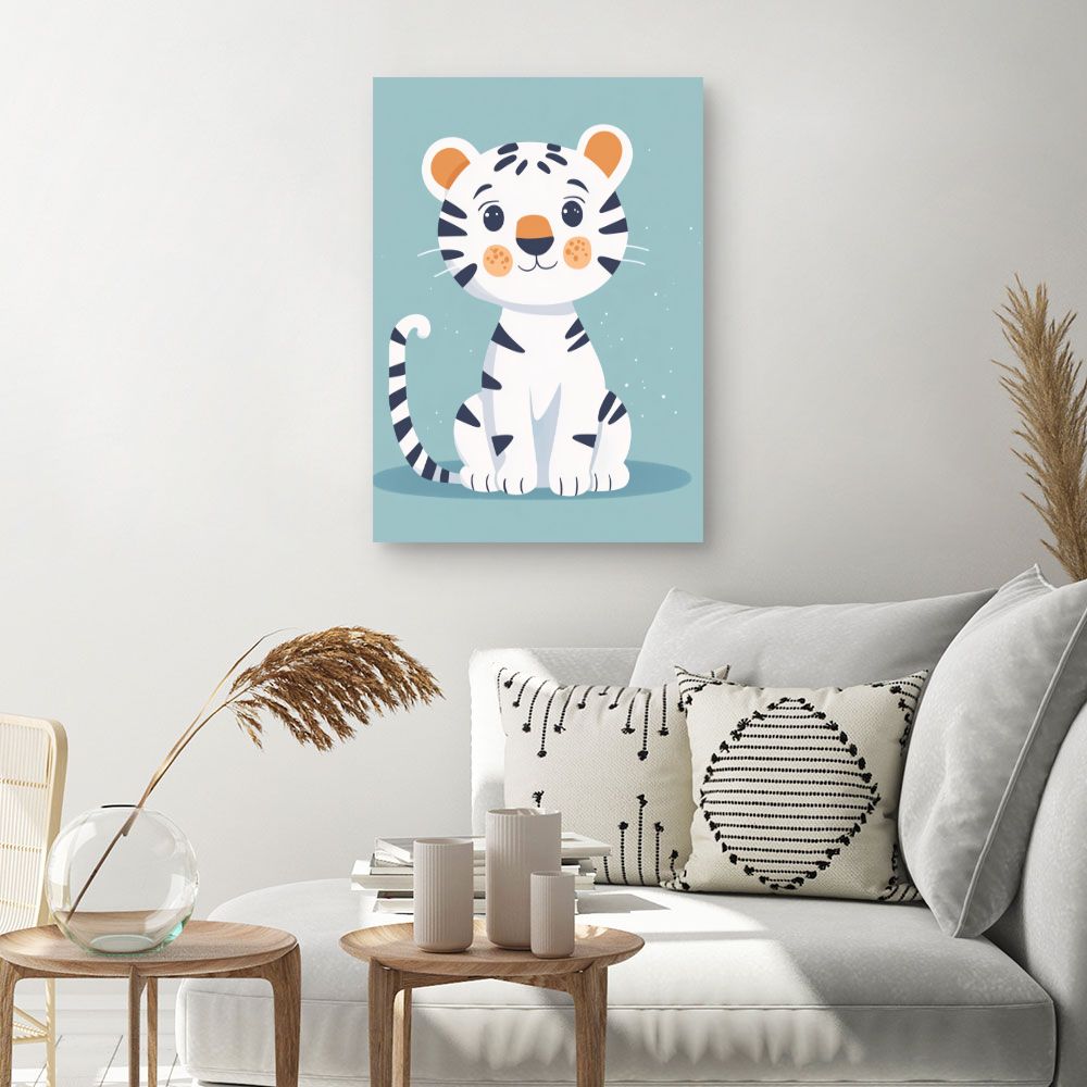 Tableau 'Tigre mignon'