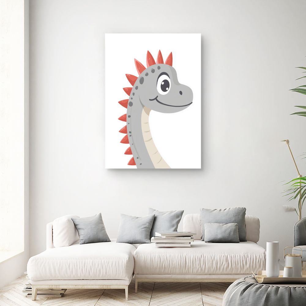 Tableau 'Dino joyeux'