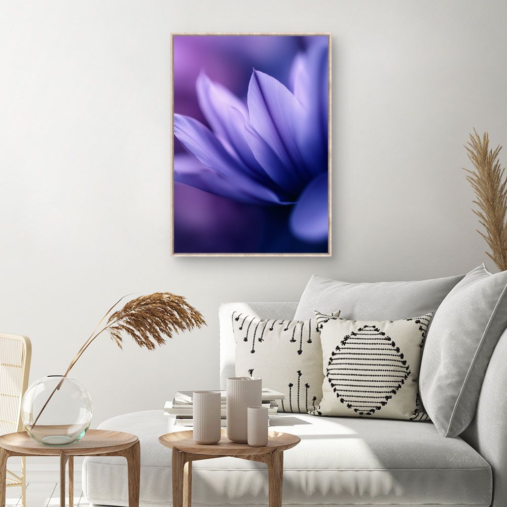 Toile Pétales mystiques – toile cadre naturel (slide 1, 60×90)