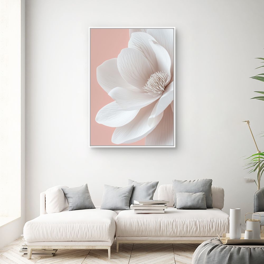 Toile "Fleur élégante"