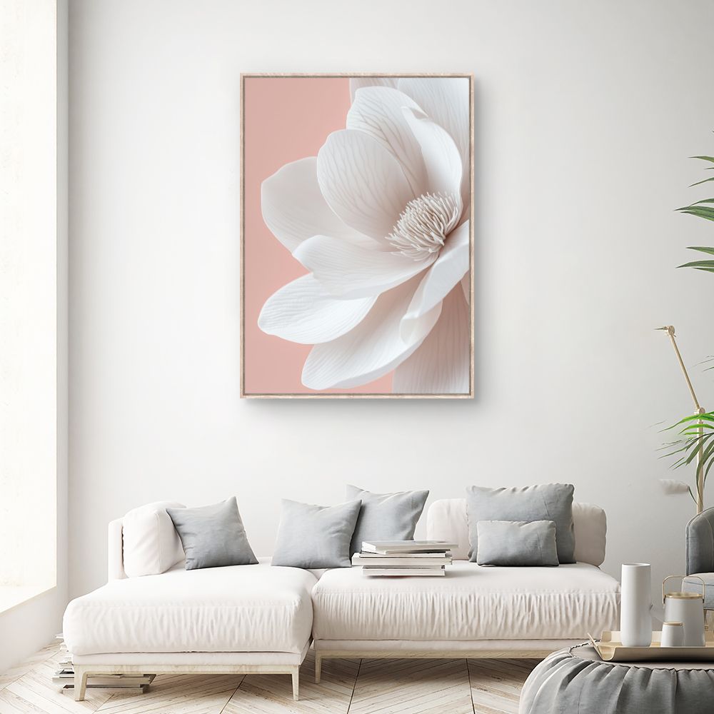 Toile "Fleur élégante"