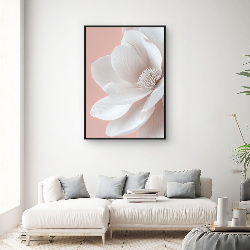 Toile "Fleur élégante"