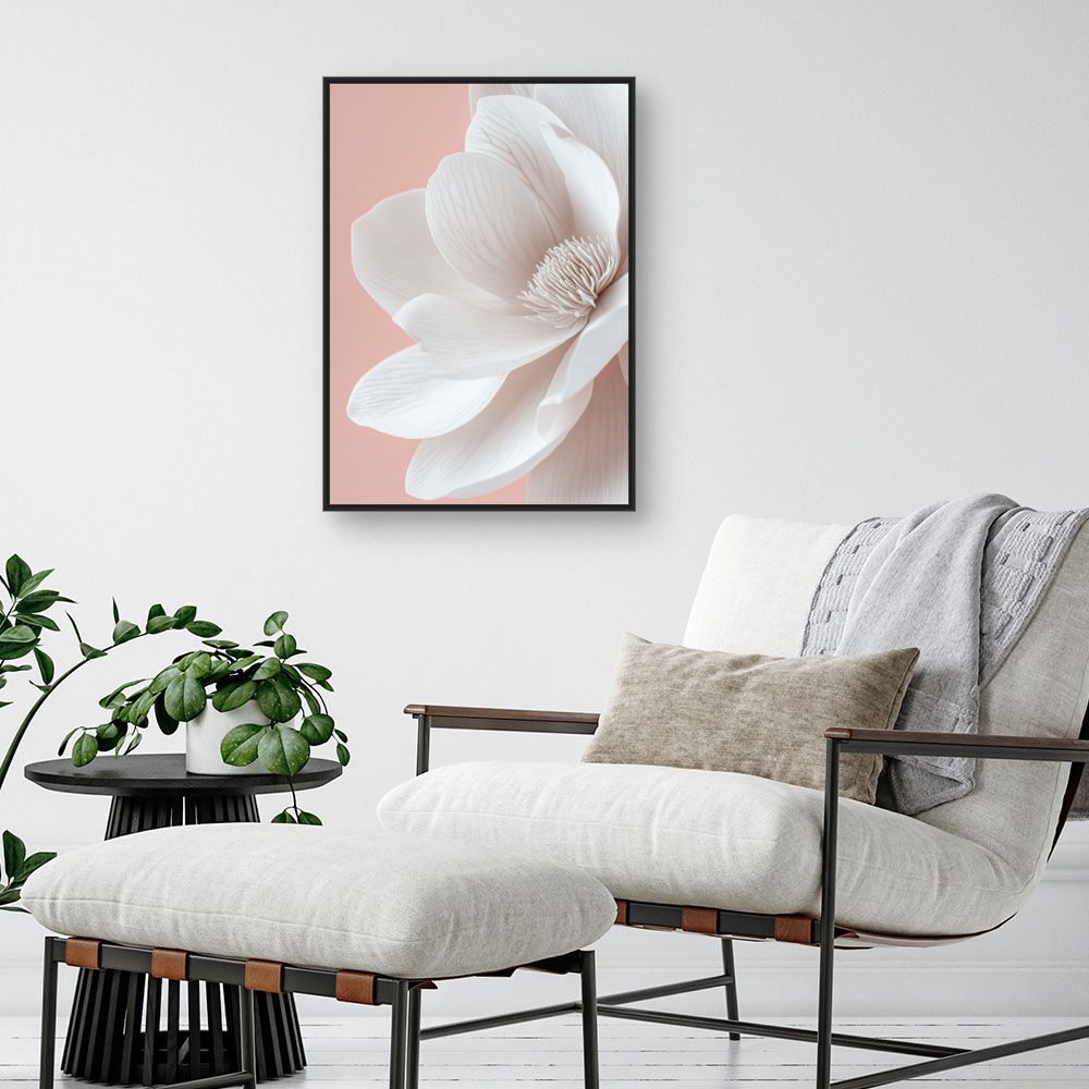 Toile "Fleur élégante"
