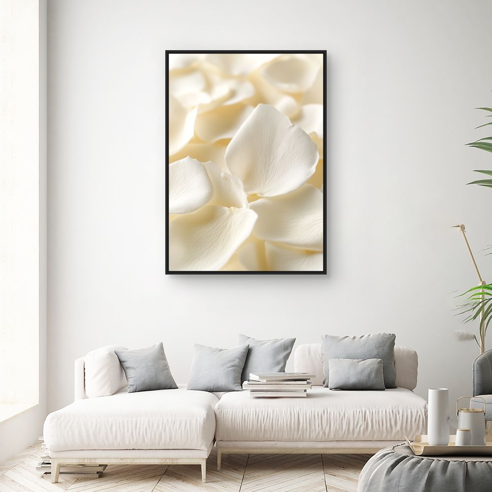 Toile "Pétales délicats"