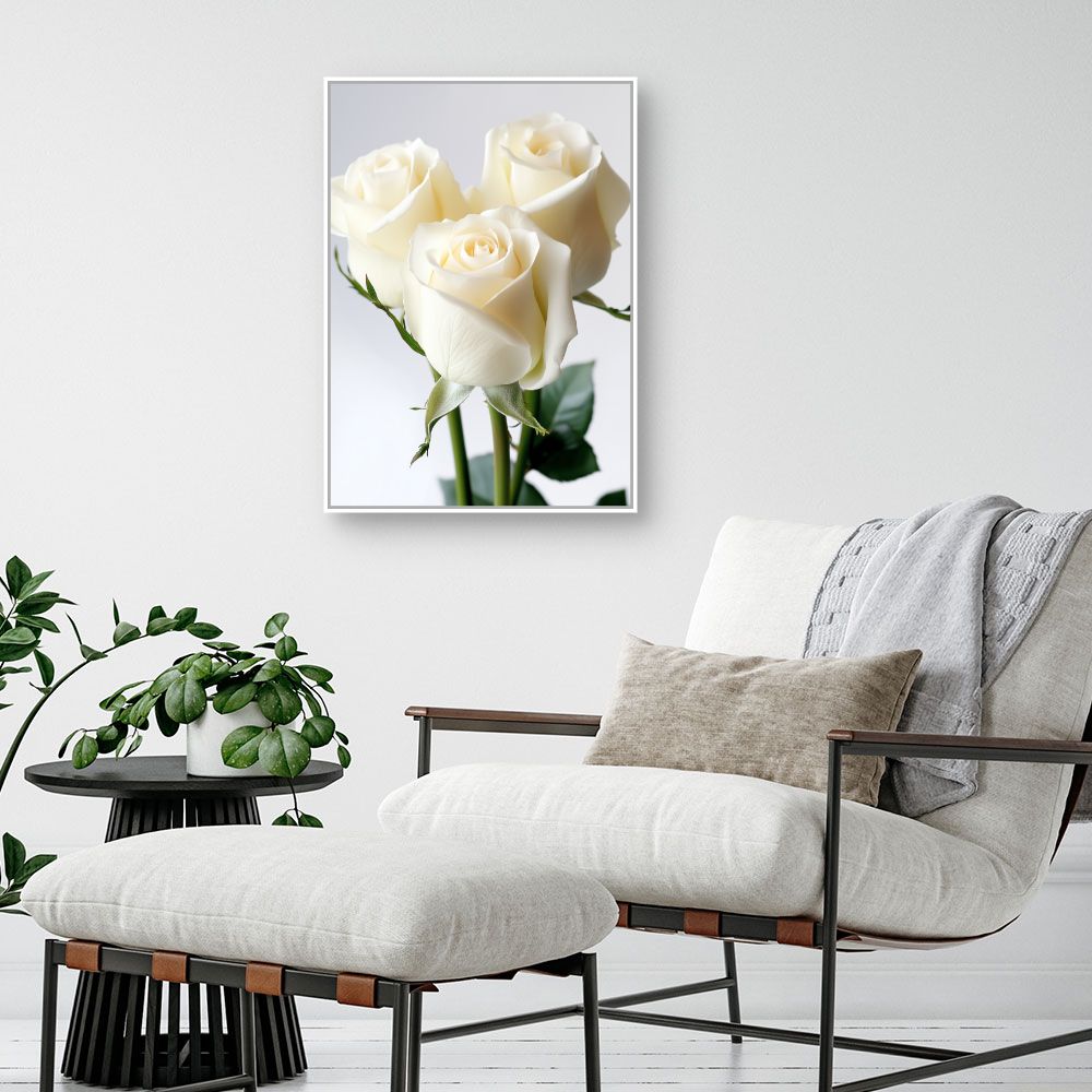 Toile "Roses élégantes"