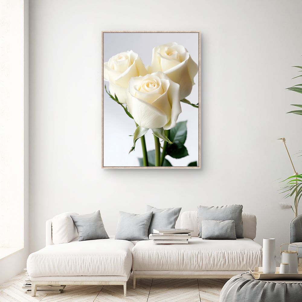 Toile "Roses élégantes"