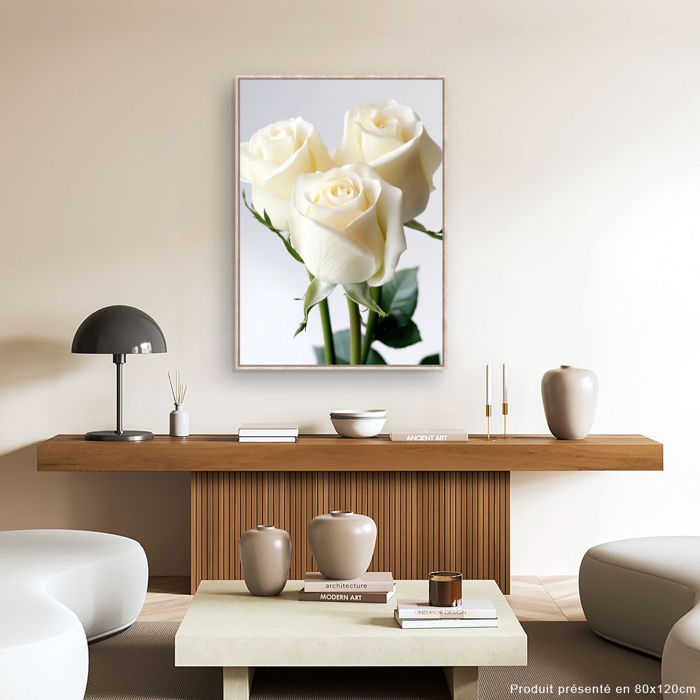 Toile "Roses élégantes"