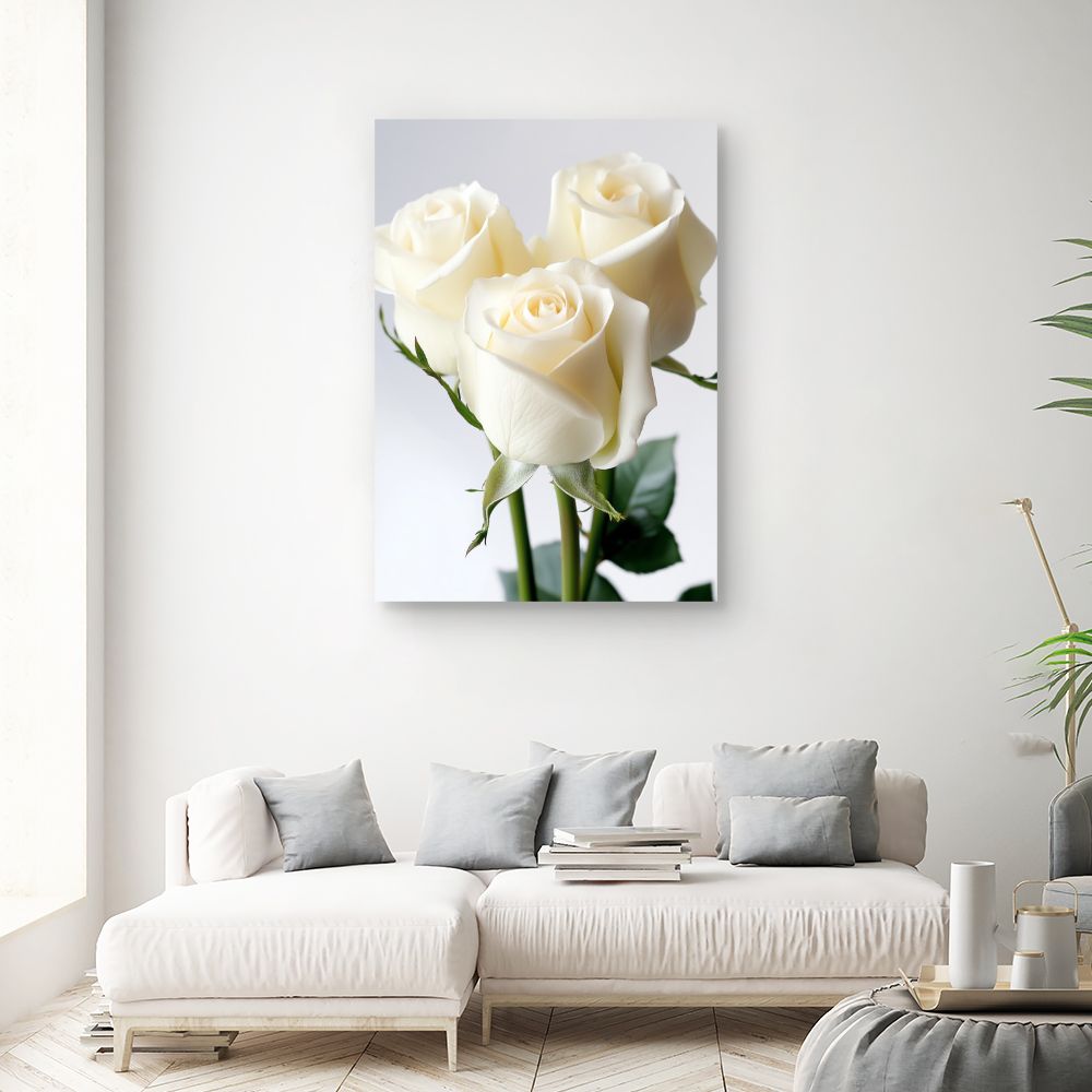 Toile "Roses élégantes"