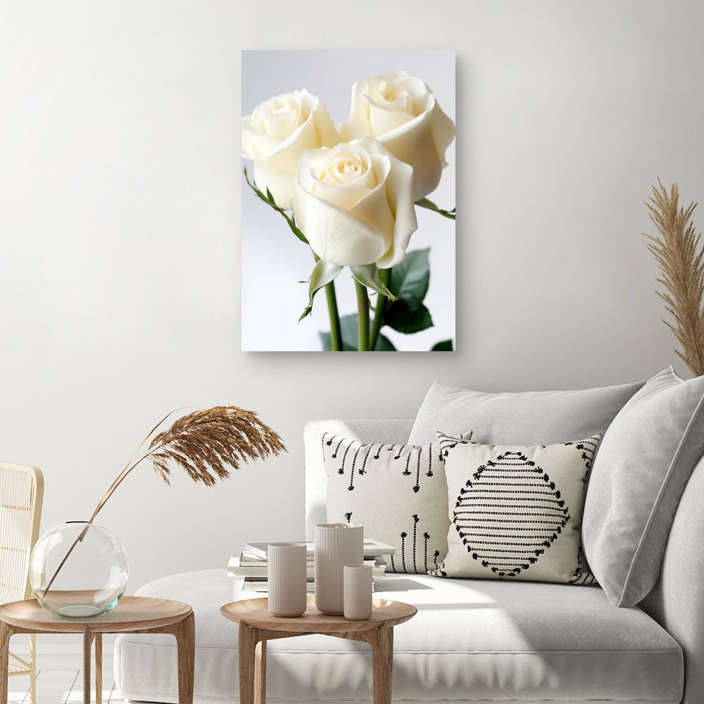 Toile "Roses élégantes"