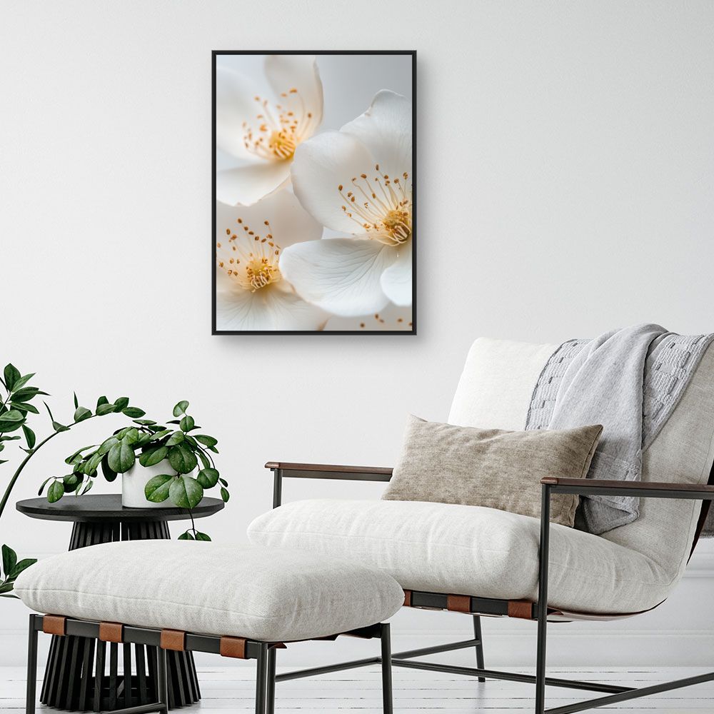 Toile "Fleurs délicates"