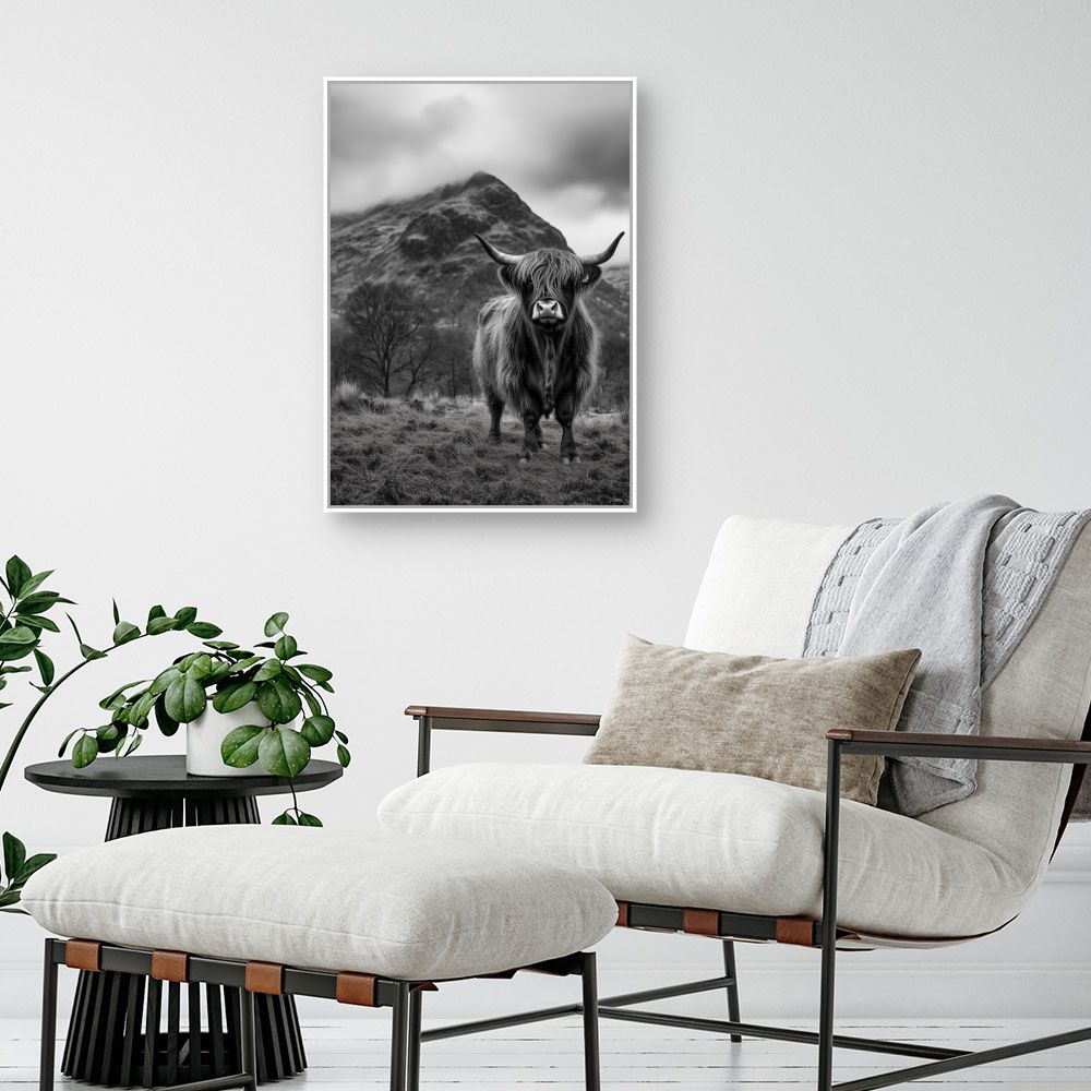 Toile "Bovin majestueux"